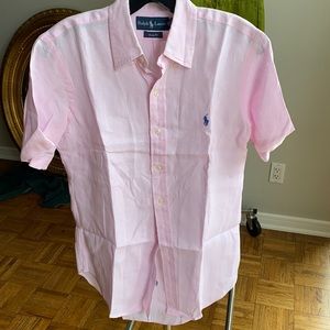 Ralp Lauren pink button down